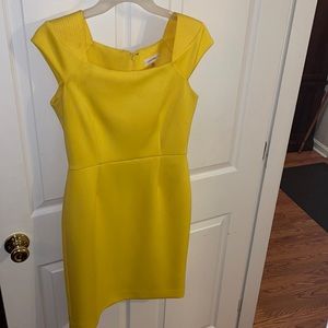 Yellow Sheath dress